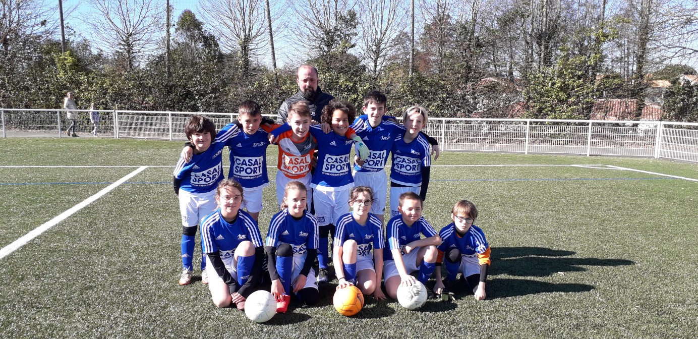 Les U 11 de l'école de Foot de l'ASR Football