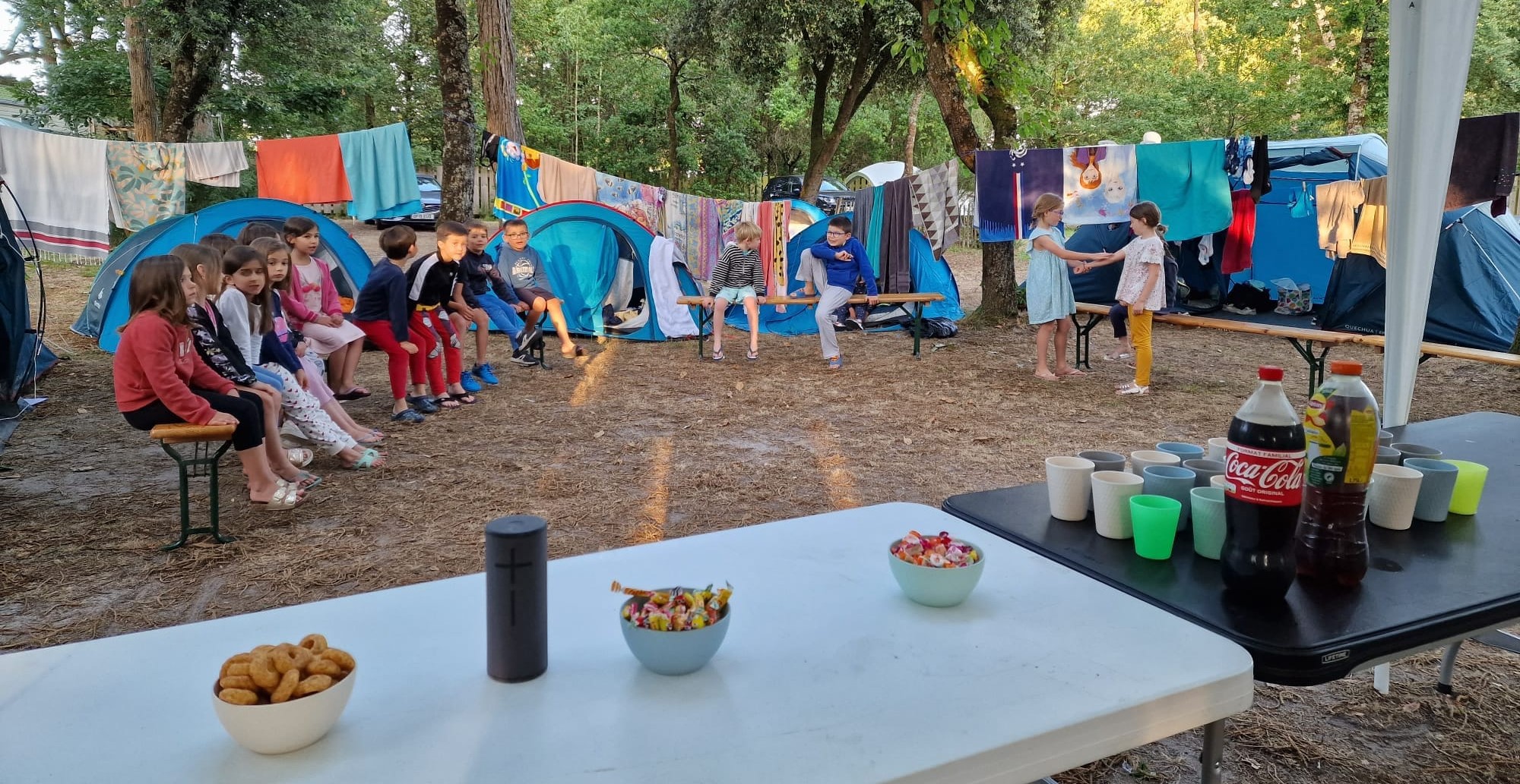 Vive le camping avec l'accueil de loisirs 